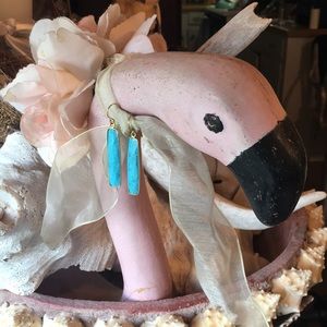 Turquoise and gold/filled earrings